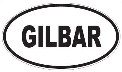 GILBAR - Oval Magnet