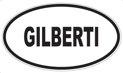 GILBERTI - Oval Magnet