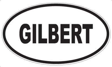 GILBERT - Oval Magnet
