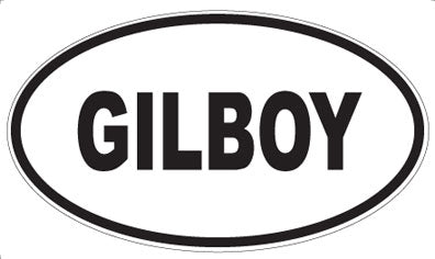 GILBOY - Oval Magnet