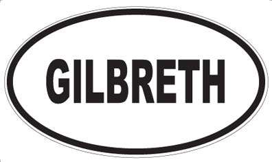 GILBRETH - Oval Magnet