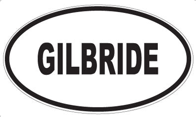 GILBRIDE - Oval Magnet