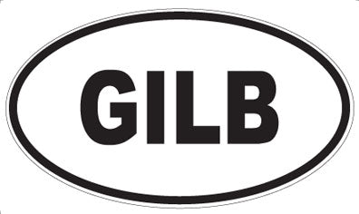 GILB - Oval Magnet