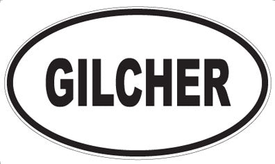 GILCHER - Oval Magnet