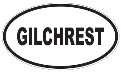 GILCHREST - Oval Magnet
