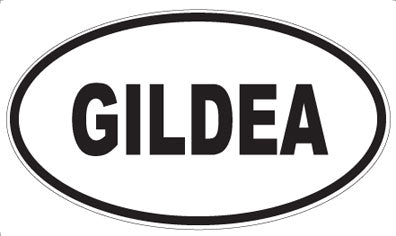 GILDEA - Oval Magnet