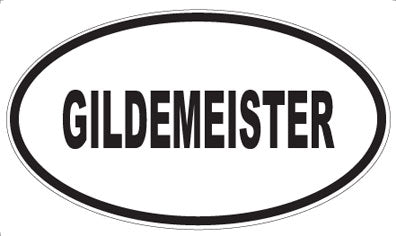 GILDEMEISTER - Oval Magnet