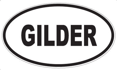 GILDER - Oval Magnet