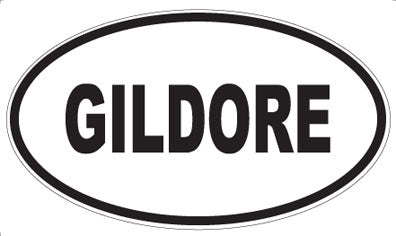 GILDORE - Oval Magnet