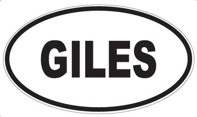 GILES - Oval Magnet