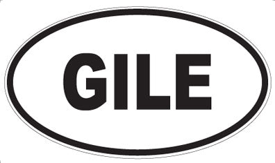 GILE - Oval Magnet