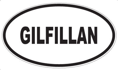 GILFILLAN - Oval Magnet