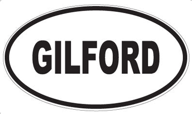 GILFORD - Oval Sticker