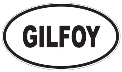 GILFOY - Oval Magnet