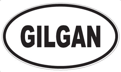 GILGAN - Oval Magnet