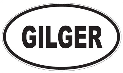 GILGER - Oval Magnet