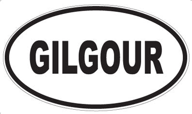 GILGOUR - Oval Magnet