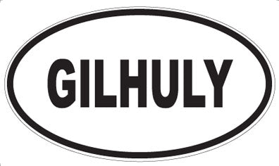 GILHULY - Oval Magnet