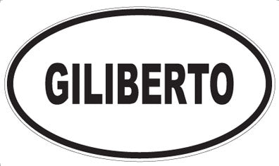 GILIBERTO - Oval Magnet