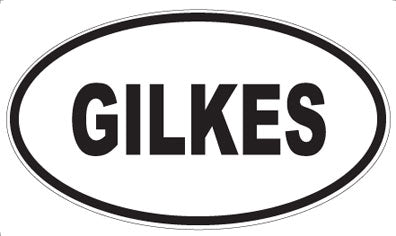 GILKES - Oval Magnet