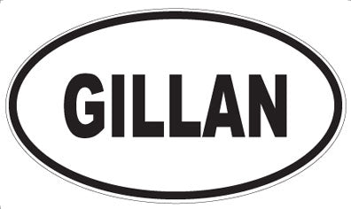 GILLAN - Oval Magnet