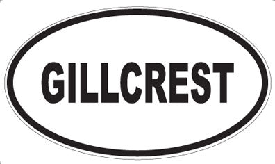 GILLCREST - Oval Magnet