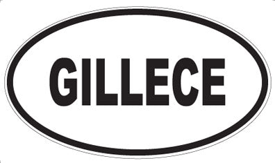GILLECE - Oval Magnet