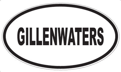 GILLENWATERS - Oval Magnet