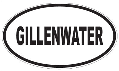 GILLENWATER - Oval Magnet