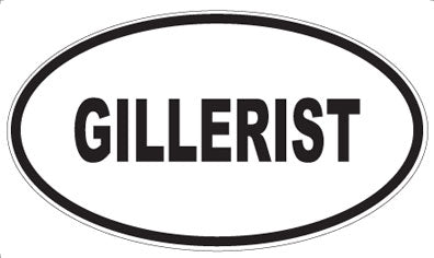 GILLERIST - Oval Magnet