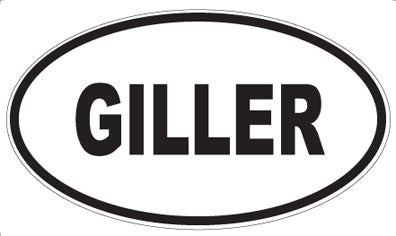 GILLER - Oval Magnet