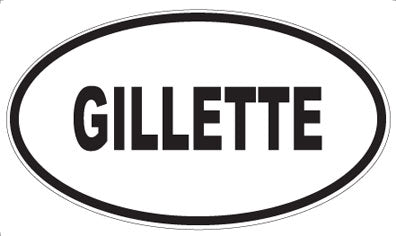 GILLETTE - Oval Magnet