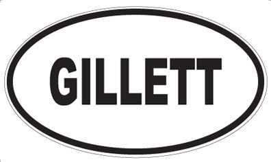 GILLETT - Oval Magnet