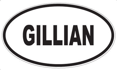 GILLIAN - Oval Magnet