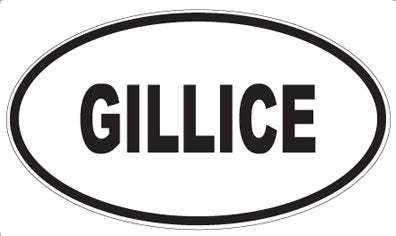 GILLICE - Oval Magnet