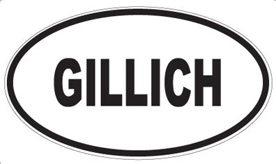 GILLICH - Oval Magnet