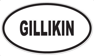 GILLIKIN - Oval Magnet