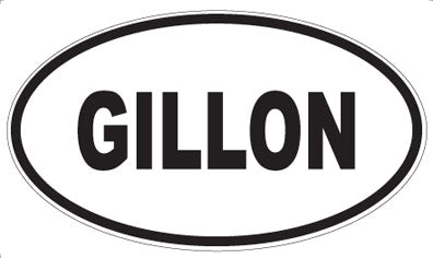 GILLON - Oval Magnet