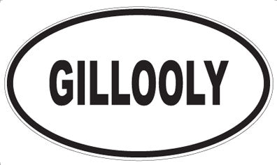 GILLOOLY - Oval Magnet