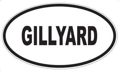 GILLYARD - Oval Magnet