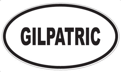 GILPATRIC - Oval Magnet