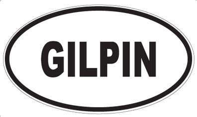 GILPIN - Oval Magnet