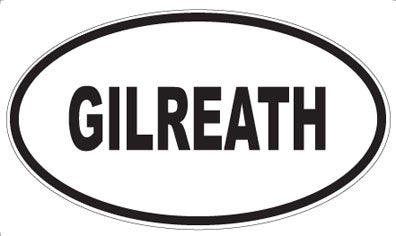 GILREATH - Oval Magnet