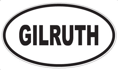 GILRUTH - Oval Magnet
