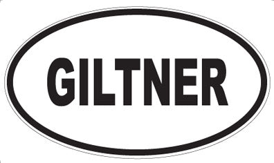 GILTNER - Oval Magnet