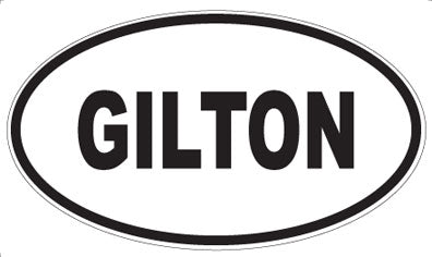 GILTON - Oval Magnet