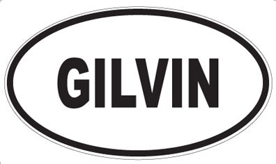 GILVIN - Oval Magnet