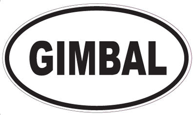 GIMBAL - Oval Sticker