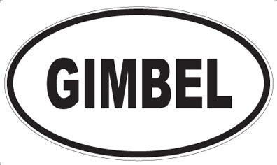 GIMBEL - Oval Magnet