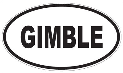 GIMBLE - Oval Magnet